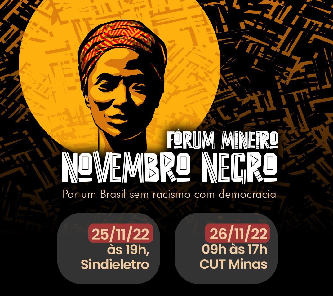 Fórum Mineiro Novembro Negro será realizado nos dias 25 e 26 de novembro